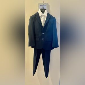 Isaac Mizhari Boys Suit - Navy